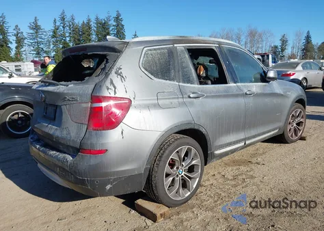 2015 BMW X3 xDrive28I из США, поврежденный, VIN 5UXWX9C59F0D51792